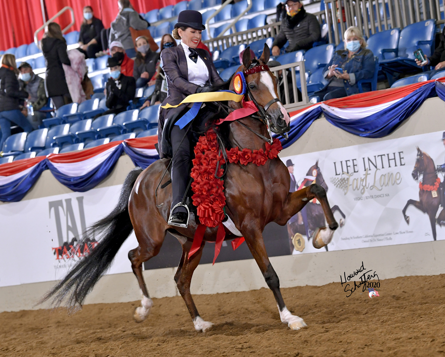 Noble Blessing and Lori Lawrence at the U.S. Nationals